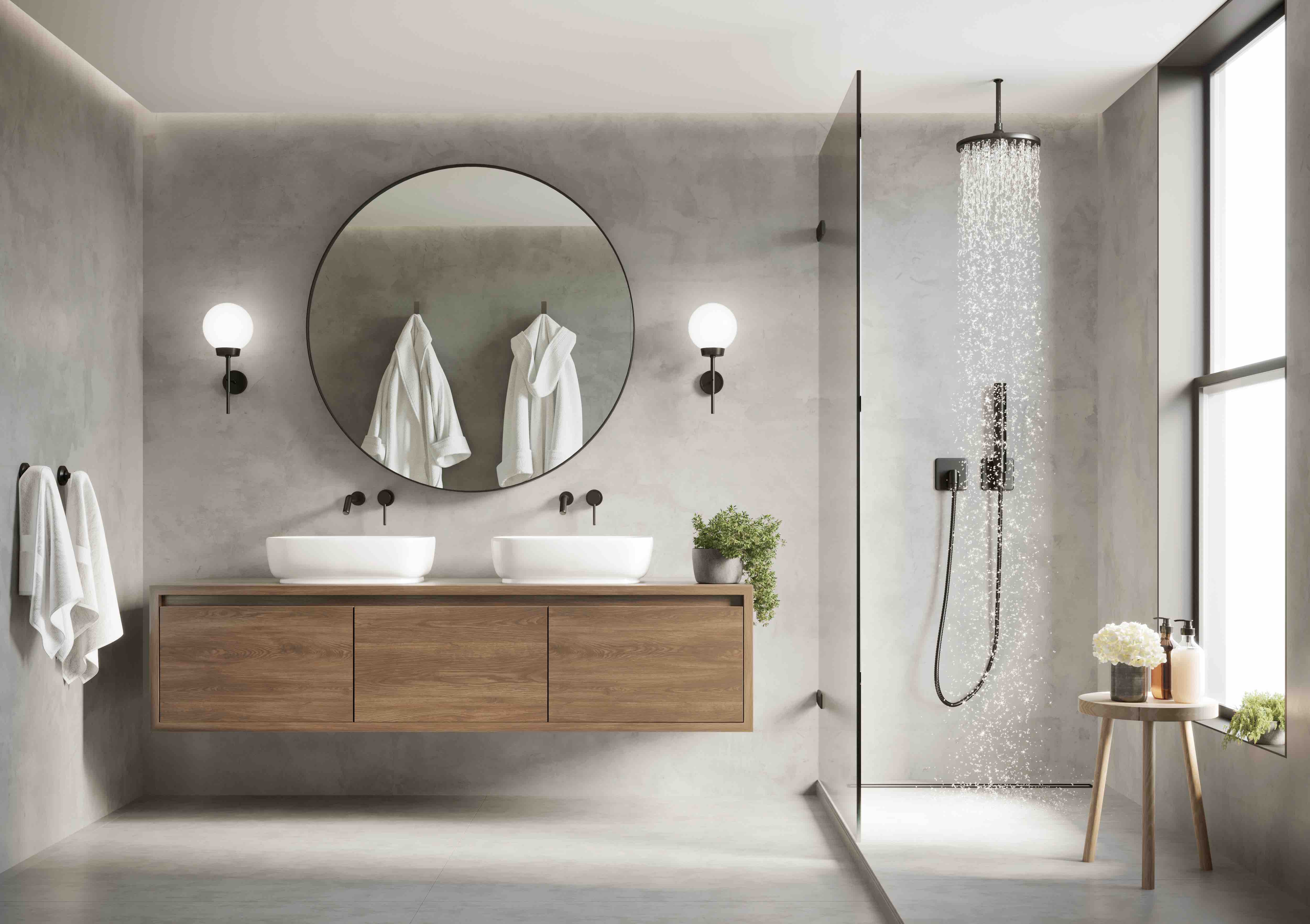 Bathroom remodeling project by Morning Star Remodeling