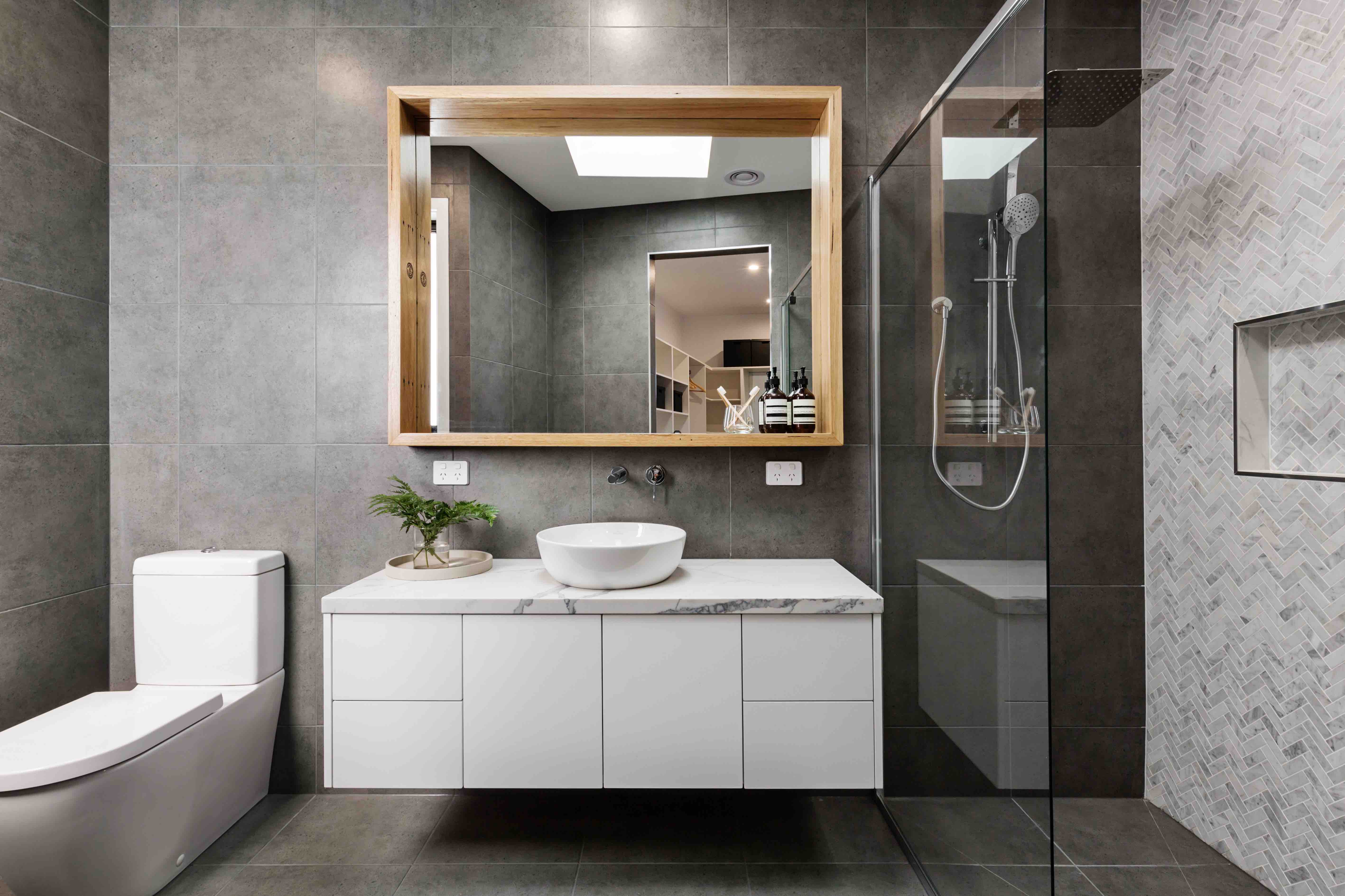 Bathroom remodeling project by Morning Star Remodeling